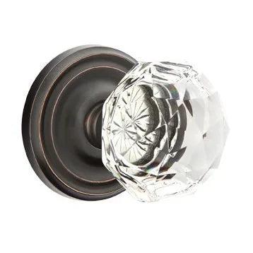 EmtekEmtek Diamond Crystal Knob with Regular Rosette in 