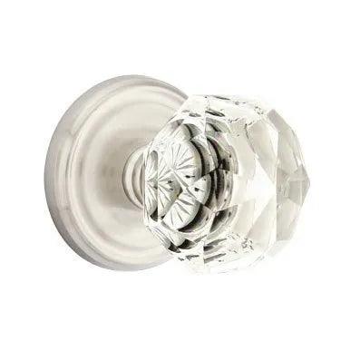 EmtekEmtek Diamond Crystal Knob with Regular Rosette in 