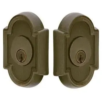 EmtekEmtek Double Cylinder #11 Tuscany Bronze Keyed Deadbolt in 