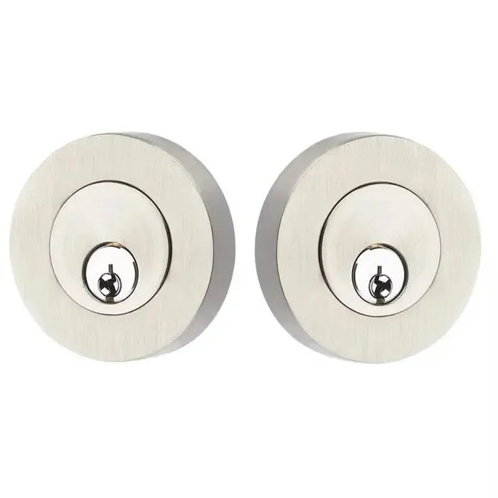 EmtekEmtek Double Cylinder Modern Disc Keyed Deadbolt in 