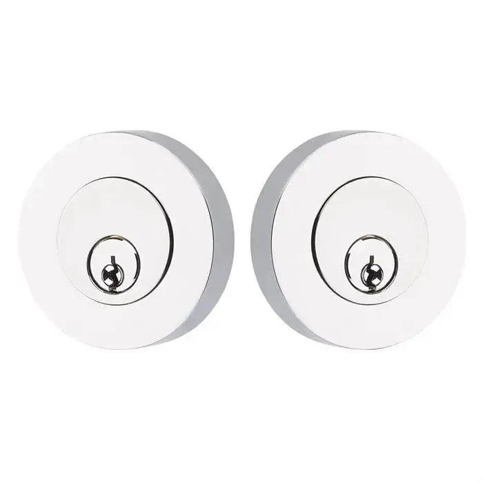 EmtekEmtek Double Cylinder Modern Disc Keyed Deadbolt in 