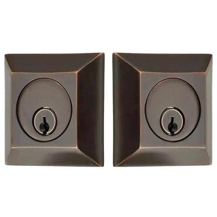 EmtekEmtek Double Cylinder Quincy Keyed Deadbolt in 