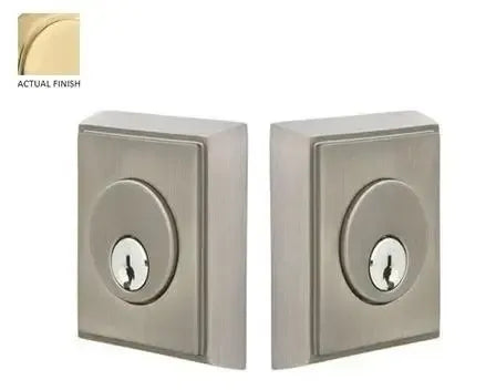 EmtekEmtek Double Cylinder Rectangular Keyed Deadbolt in 