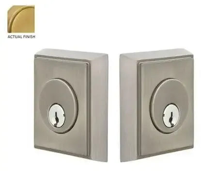 EmtekEmtek Double Cylinder Rectangular Keyed Deadbolt in 