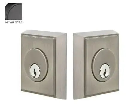 EmtekEmtek Double Cylinder Rectangular Keyed Deadbolt in 
