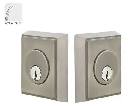 EmtekEmtek Double Cylinder Rectangular Keyed Deadbolt in 