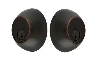 Emtek Double Cylinder Regular Keyed Deadbolt in Oil Rubbed Bronze finish