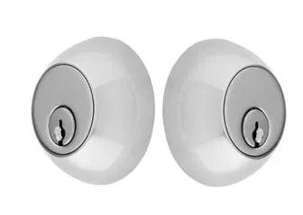 Emtek Double Cylinder Regular Keyed Deadbolt in Polished Chrome finish