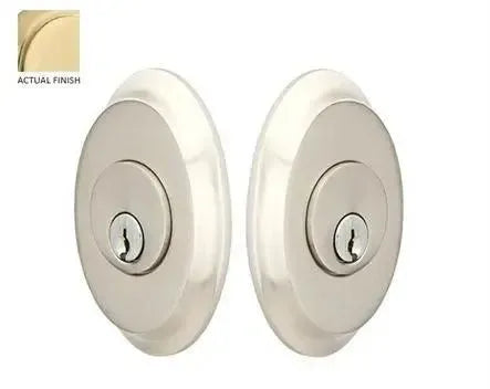 EmtekEmtek Double Cylinder Saratoga Keyed Deadbolt in 