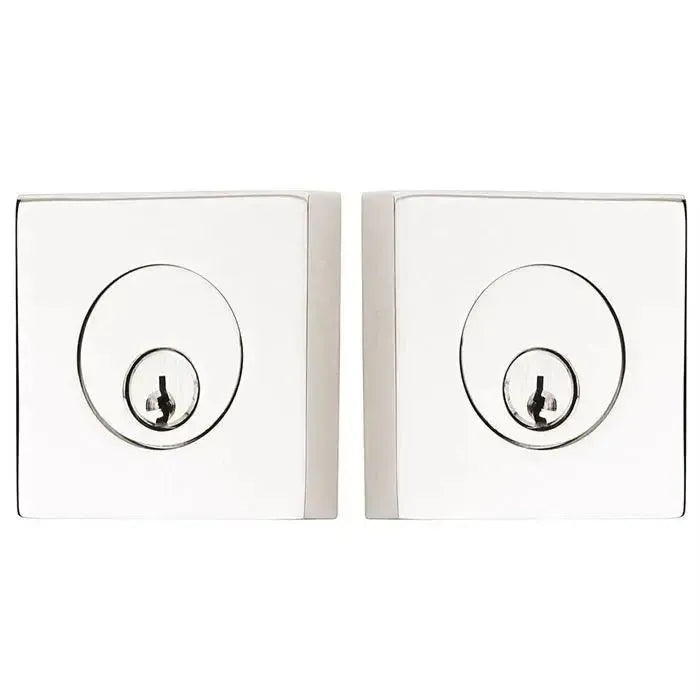 EmtekEmtek Double Cylinder Square Keyed Deadbolt in 