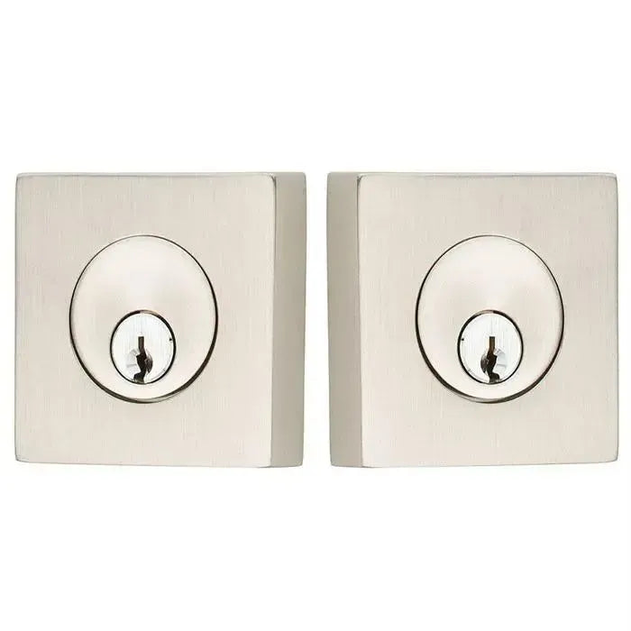 EmtekEmtek Double Cylinder Square Keyed Deadbolt in 