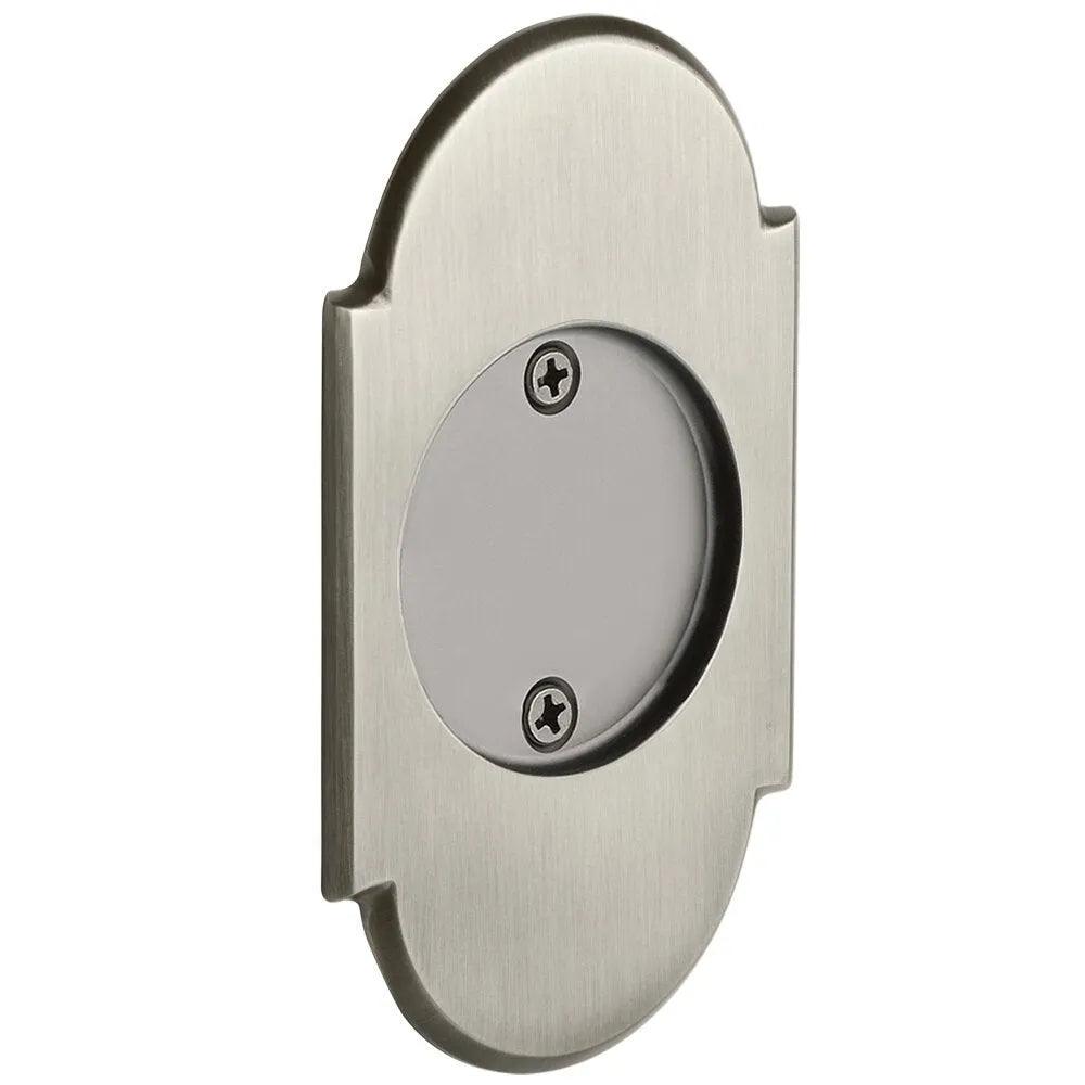 Emtek Dummy #8 Pocket Door Tubular Lock-For Double Door Application in Pewter finish