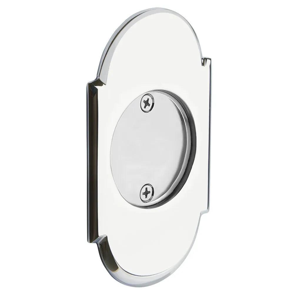 Emtek Dummy #8 Pocket Door Tubular Lock-For Double Door Application in Polished Chrome finish
