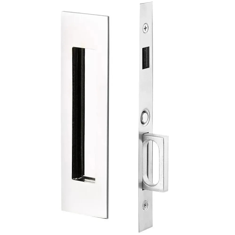EmtekEmtek Dummy Narrow Modern Rectangular Pocket Door Mortise Lock in 