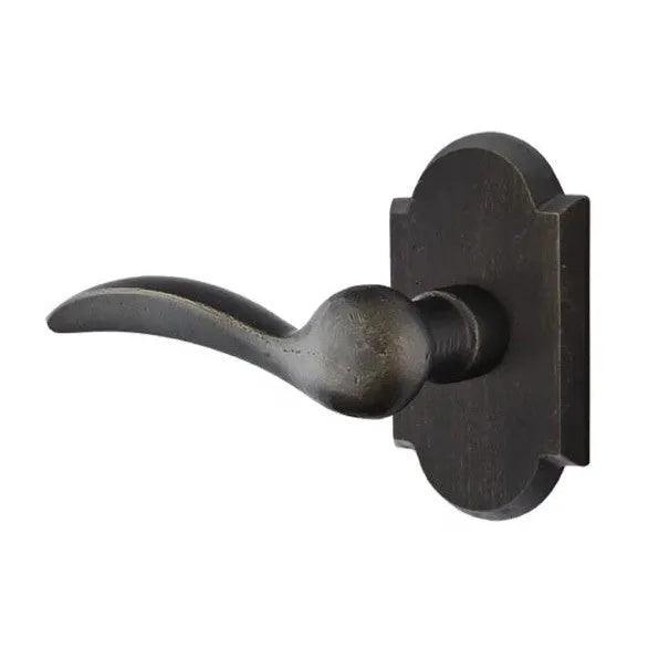 Emtek Durango Lever With #1 Rosette Medium Bronze Patina