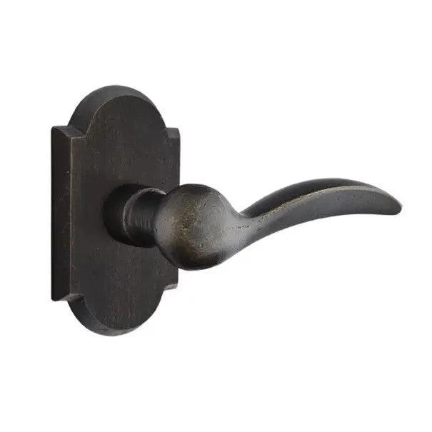Emtek Durango Lever With #1 Rosette Medium Bronze Patina