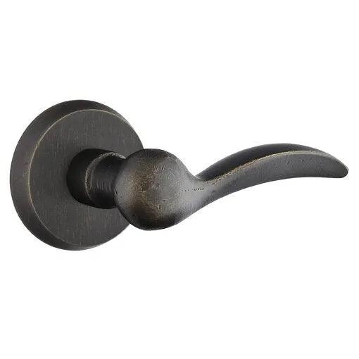Emtek Durango Lever With #2 Rosette in Medium Bronze Patina finish