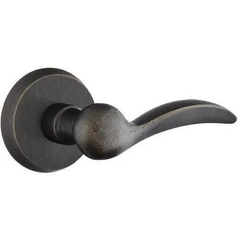 Emtek Durango Lever With #2 Rosette in Medium Bronze Patina finish