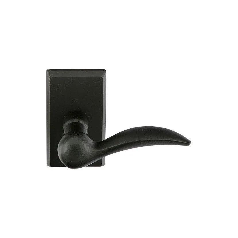 Emtek Durango Lever With #3 Rosette Flat Black Bronze Patina