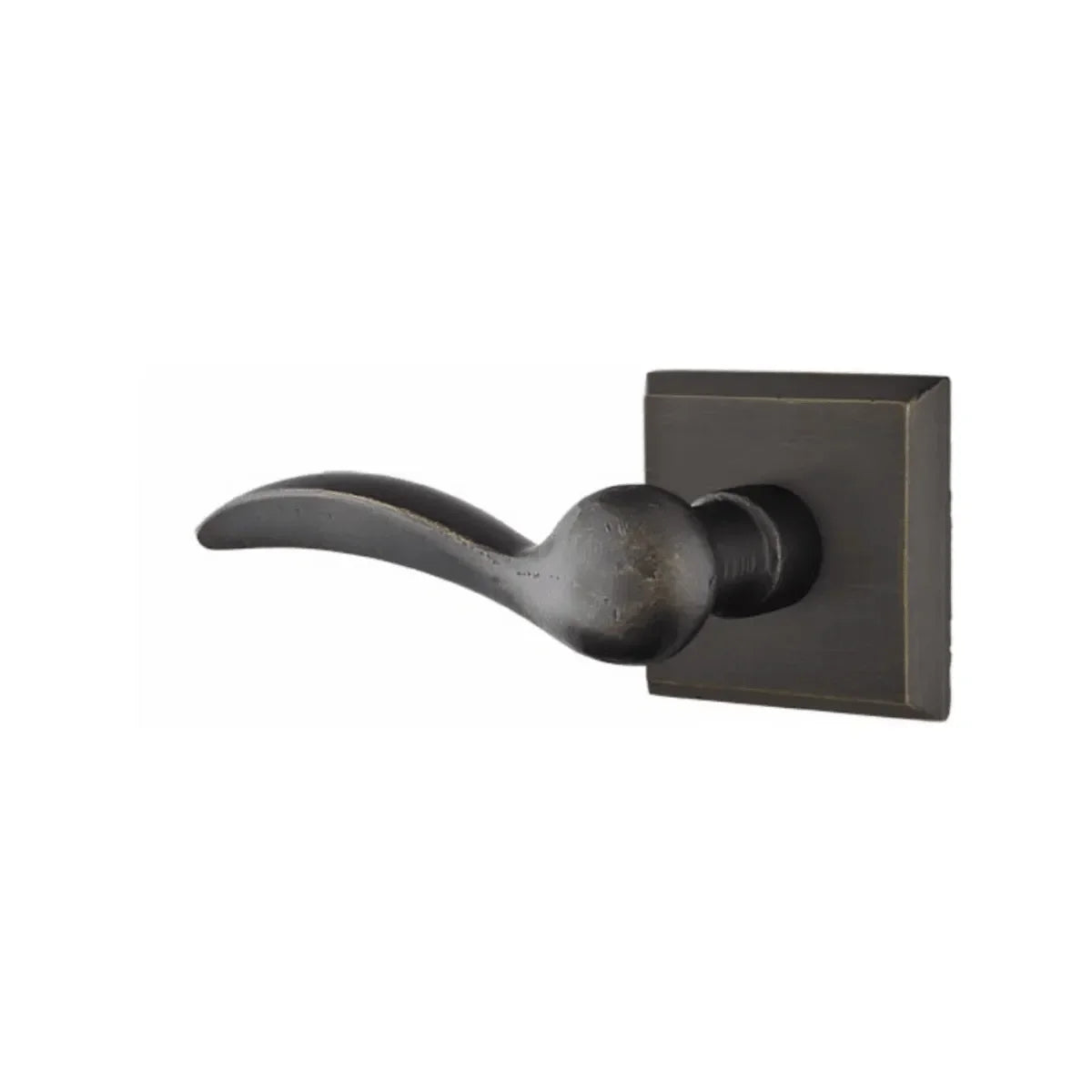 Emtek Durango Lever With #6 Rosette in Medium Bronze Patina finish