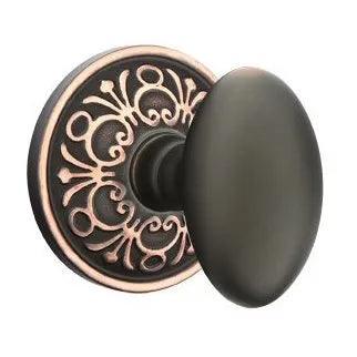 EmtekEmtek Egg Knob with Lancaster Rosette in 