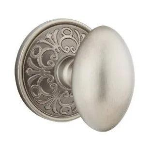 EmtekEmtek Egg Knob with Lancaster Rosette in 
