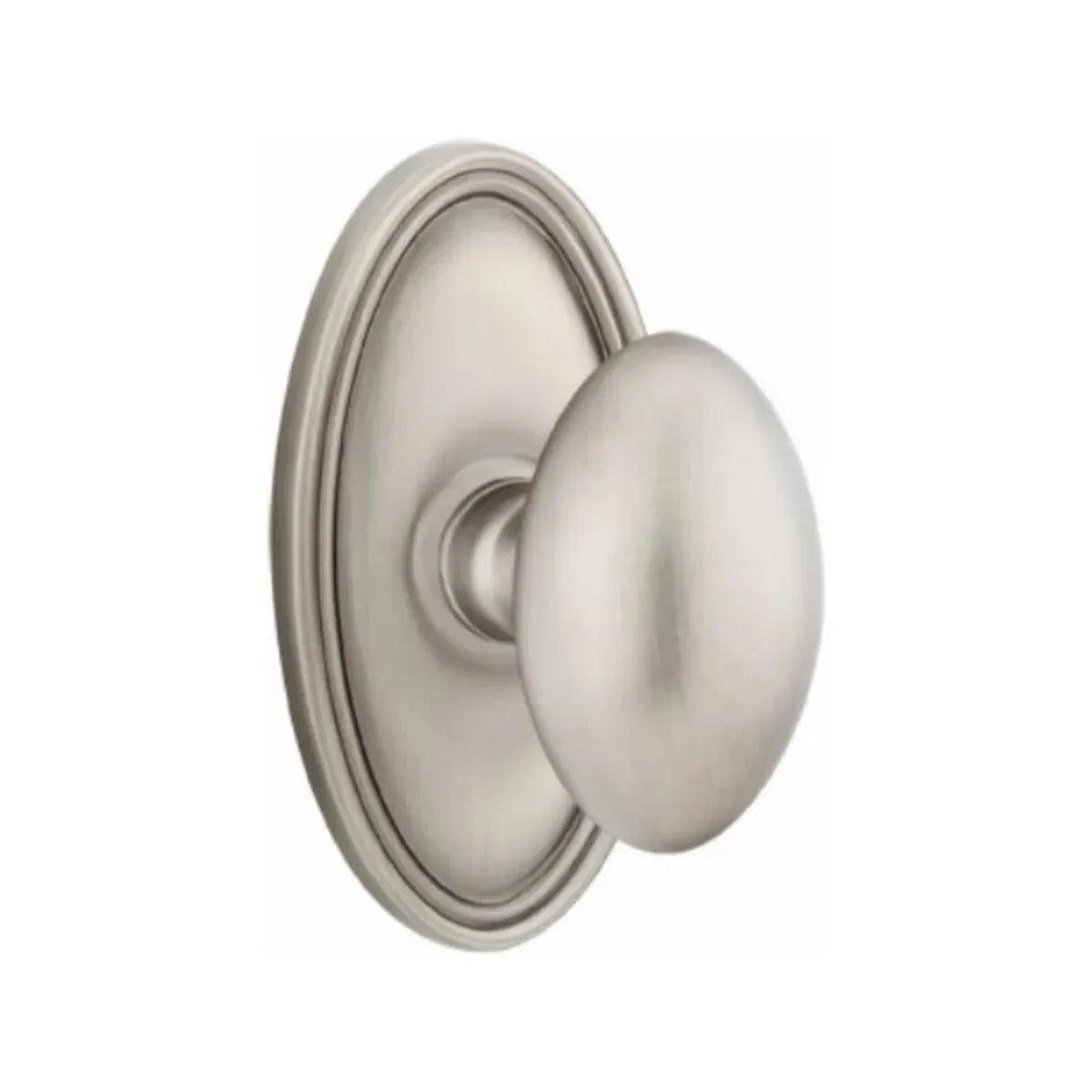 EmtekEmtek Egg Knob with Oval Rosette in 