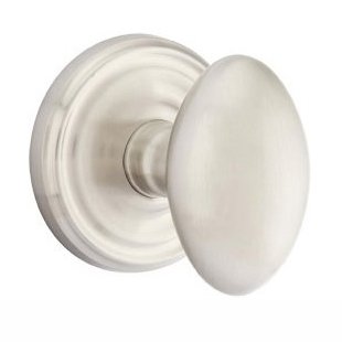 Emtek Egg Knob with Regular Rosette in finish