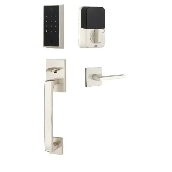 Emtek EMPowered Baden Helios Handleset | Smart Lock Emtek EMPowered Baden Helios Handleset | Smart Lock