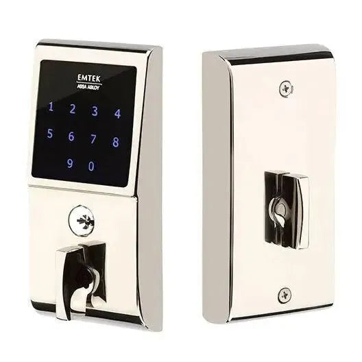Emtek EMTouch Electronic Touchscreen Keypad Deadbolt in Lifetime Polished Nickel finish