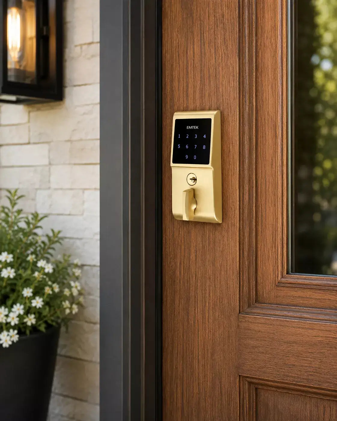 Emtek EMTouch Electronic Touchscreen Keypad Deadbolt in finish