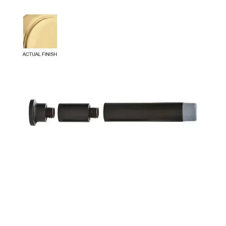 Emtek Extendable Baseboard Door Bumper Satin Brass