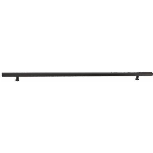 Emtek 36" Square Door Pull in Flat Black finish