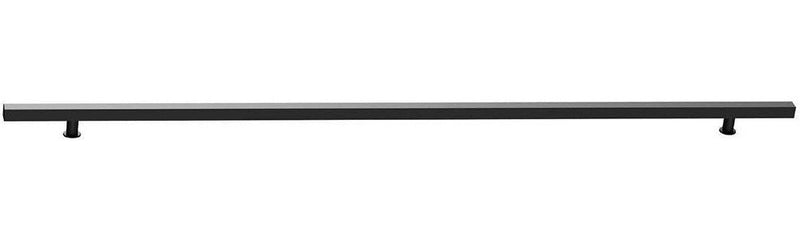 The Emtek 72" Square Door Pull in Flat Black finish