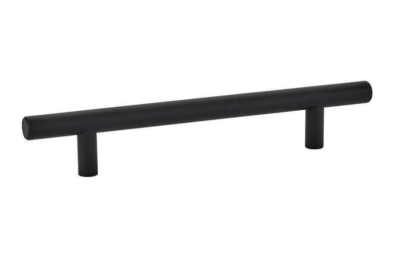 Emtek Bar Cabinet Pull, 5" Center to Center in Flat Black finish