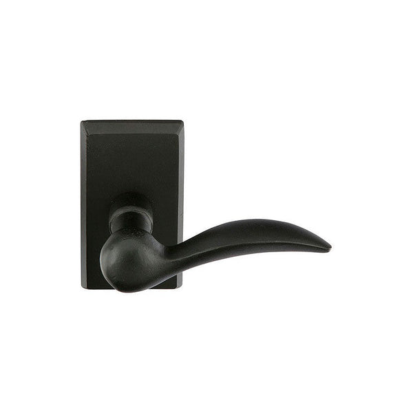 Emtek Durango Lever With #3 Rosette in Flat Black Bronze Patina finish