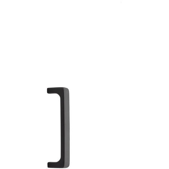 The Emtek Concealed Surface 8" Baden Door Pull in Flat Black finish