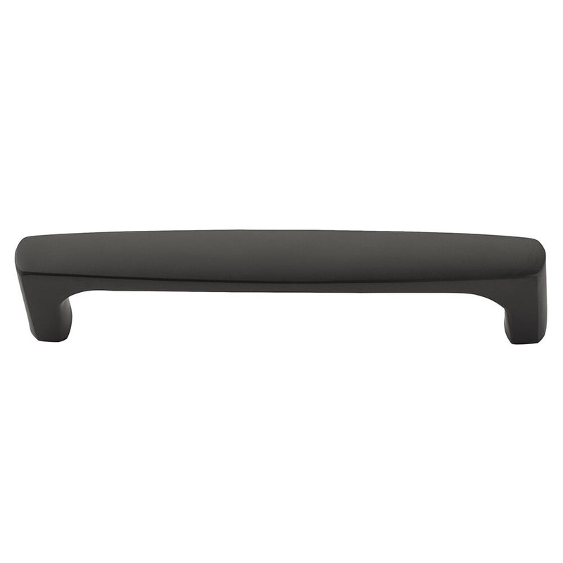 The Emtek Concealed Surface Mount Urban Modern Door Pull, 8" Center to Center in Flat Black finish