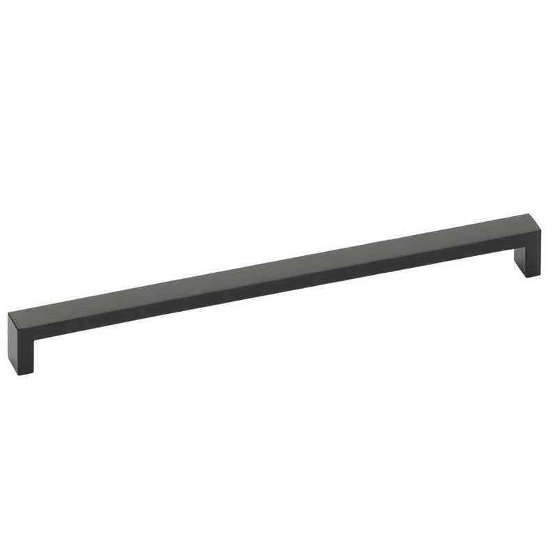 The Emtek Keaton Appliance Pull in Flat Black finish