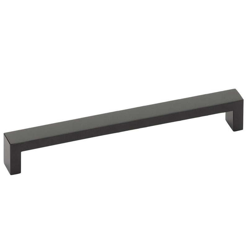 The Emtek Keaton Cabinet Pull in Flat Black finish