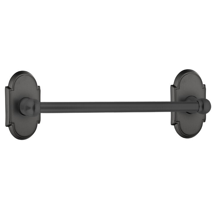 The Emtek Traditional Brass Towel Bar with