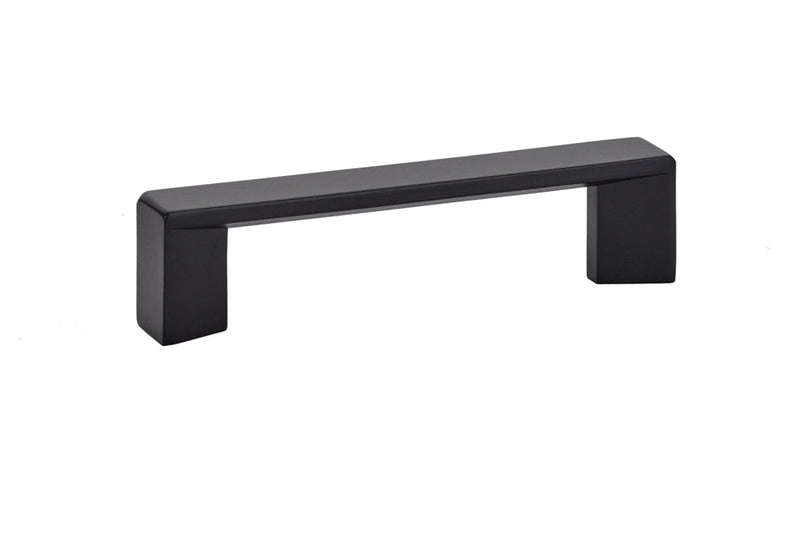 Emtek Trinity Cabinet Pull, 3 1/2" Center to Center in Flat Black finish