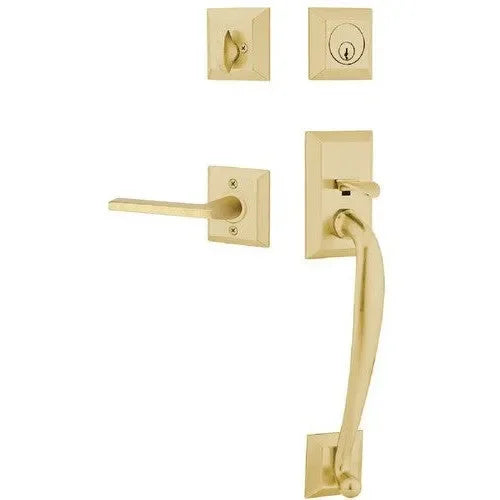 EmtekEmtek Franklin Tubular Entrance Handleset With Helios Lever in 