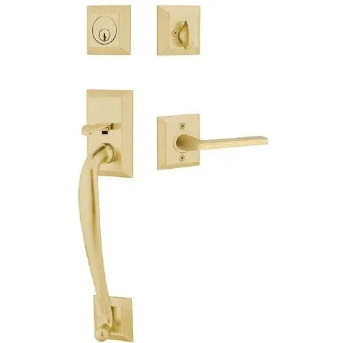 EmtekEmtek Franklin Tubular Entrance Handleset With Helios Lever in 