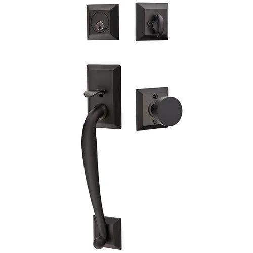 EmtekEmtek Franklin Tubular Entrance Handleset With Round Knob in 
