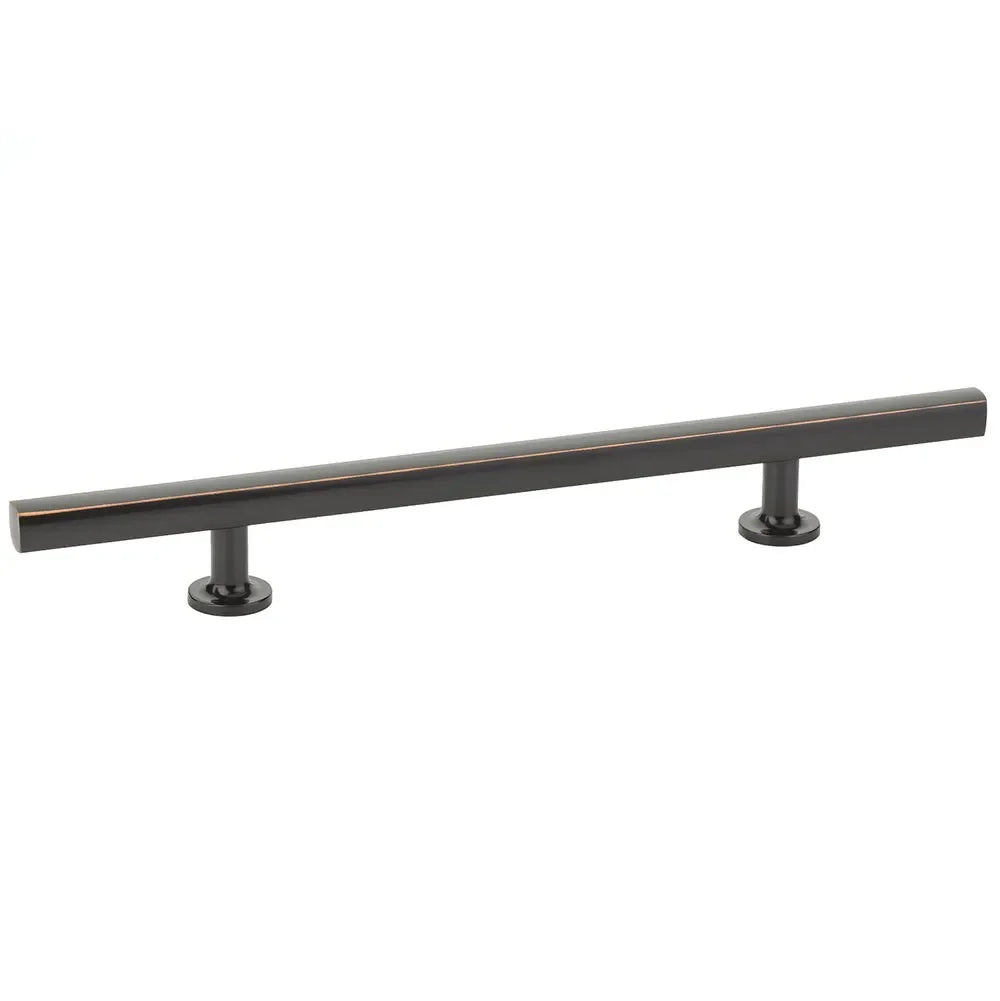 The Emtek Freestone Extended Cabinet Pull, 6" Center to Center in Oil Rubbed Bronze finish