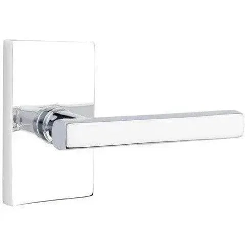 EmtekEmtek Freestone Lever With Modern Rectangular Rosette in 