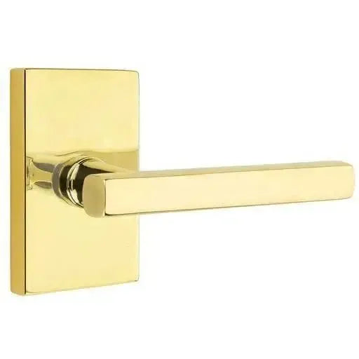 EmtekEmtek Freestone Lever With Modern Rectangular Rosette in 