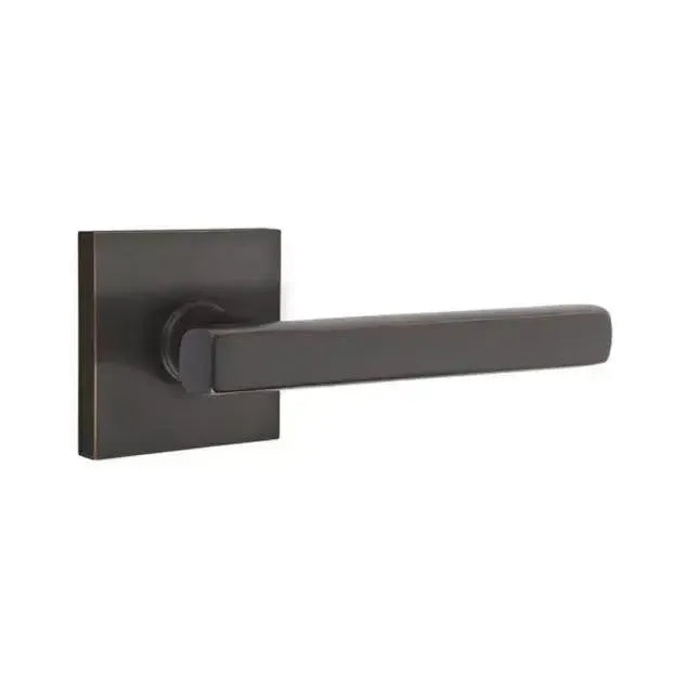 EmtekEmtek Freestone Lever With Square Rosette in 