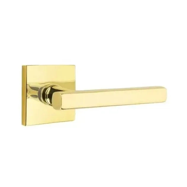 EmtekEmtek Freestone Lever With Square Rosette in 